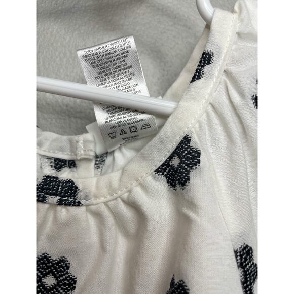 Rachel Zoe Embroidered Floral White Blouse Size 6 - Picture 6 of 6